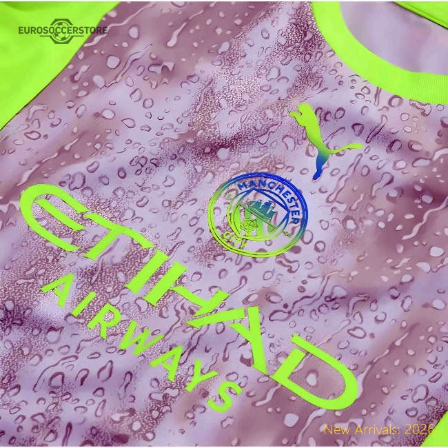 2025-2026 Man City Long Sleeve Third Shirt-Vantage Point Soccer