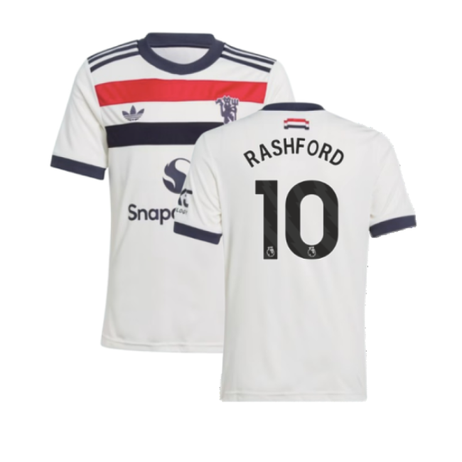 2024-2025 Man Utd Third Shirt (Kids) (Rashford 10)-Vantage Point Soccer