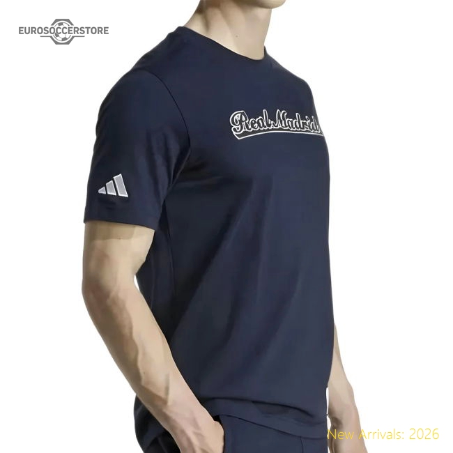 2025-2026 Real Madrid US Tee (Navy)-Vantage Point Soccer