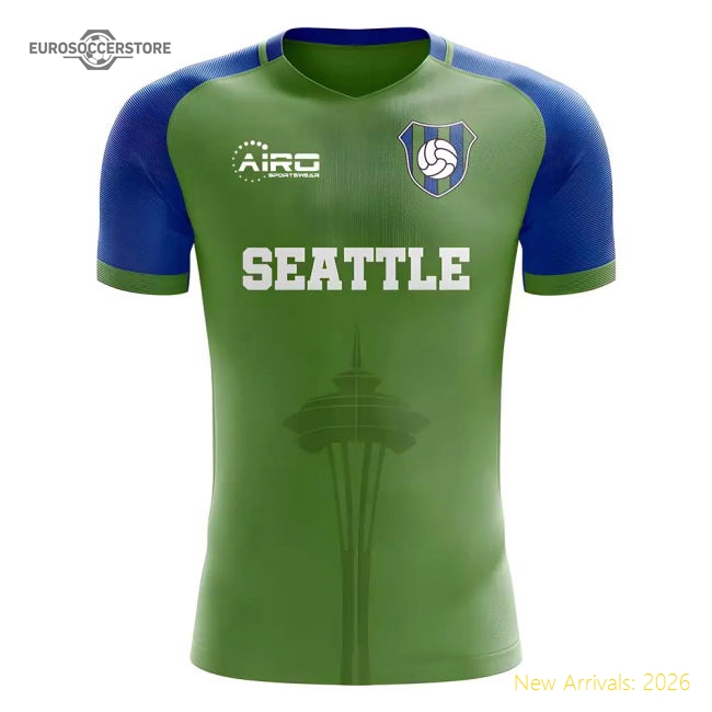 2025-2026 Seattle Home Concept Football Shirt - Baby-Vantage Point Soccer