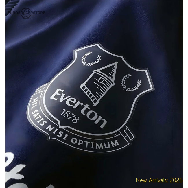 2025-2026 Everton Pre Match Jacket (Navy)-Vantage Point Soccer