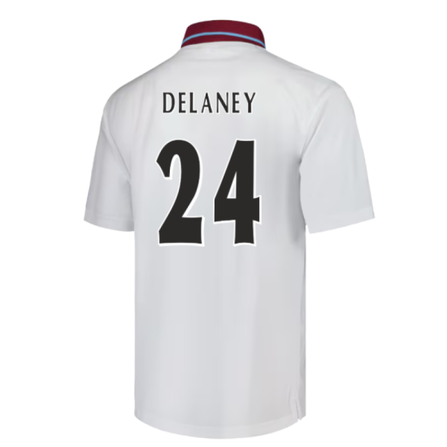 Aston Villa 2000 Away Retro Shirt (Delaney 24)-Vantage Point Soccer
