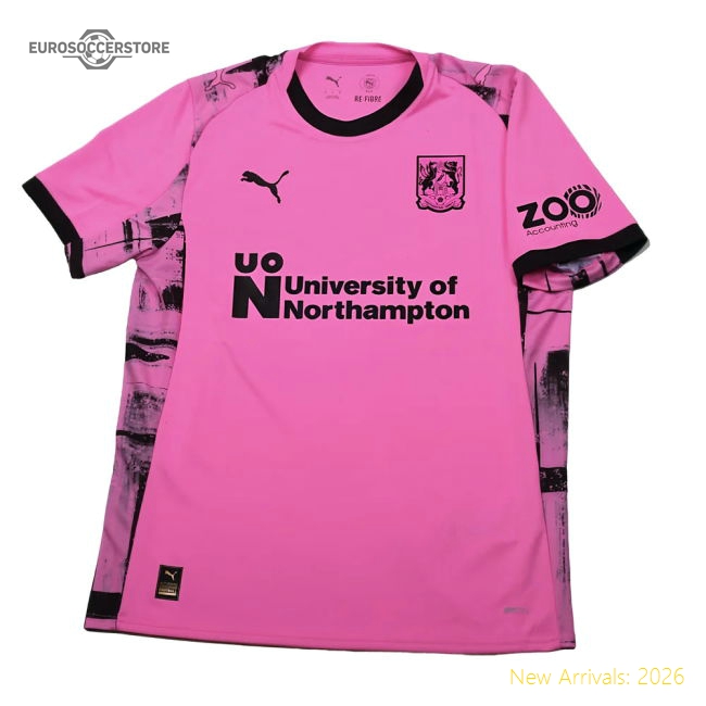 2025-2026 Northampton Town Away Shirt (Your Name)-Vantage Point Soccer