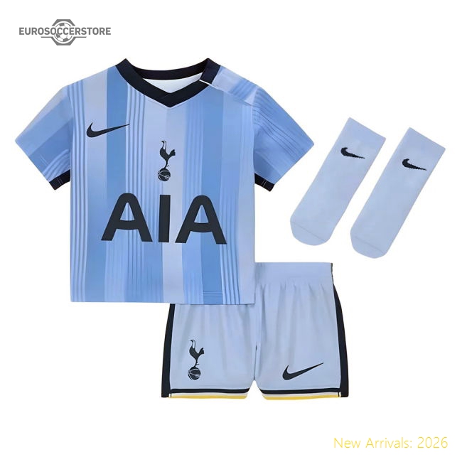 2024-2025 Tottenham Hotspur Away Baby Kit-Vantage Point Soccer