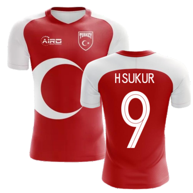 2025-2026 Turkey Home Concept Football Shirt (H.SUKUR 9) - Kids-Vantage Point Soccer