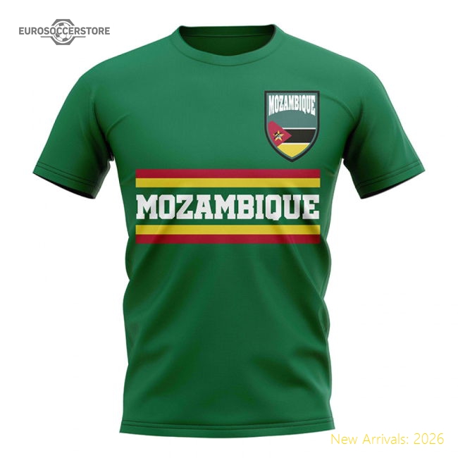 Mozambique Core Football Country T-Shirt (Green)-Vantage Point Soccer