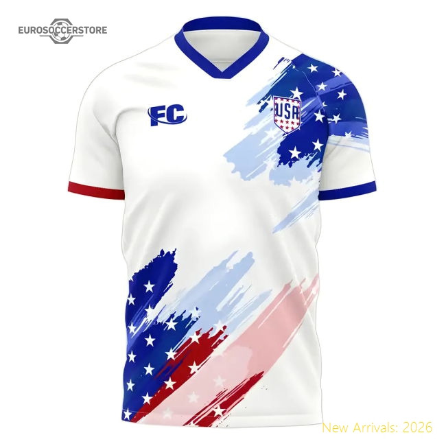 USA 2020-2021 Home Concept Kit (Fans Culture) - Womens-Vantage Point Soccer