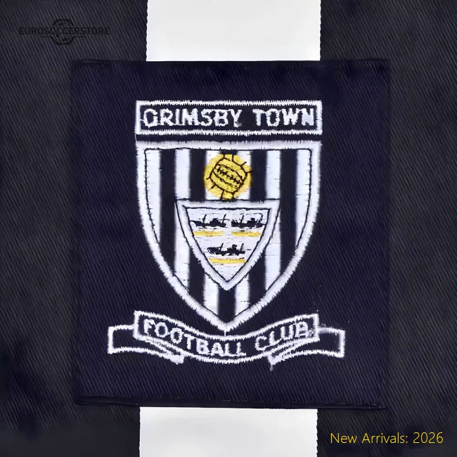 Grimsby Town 1940s-1950s Retro Football Shirt-Vantage Point Soccer