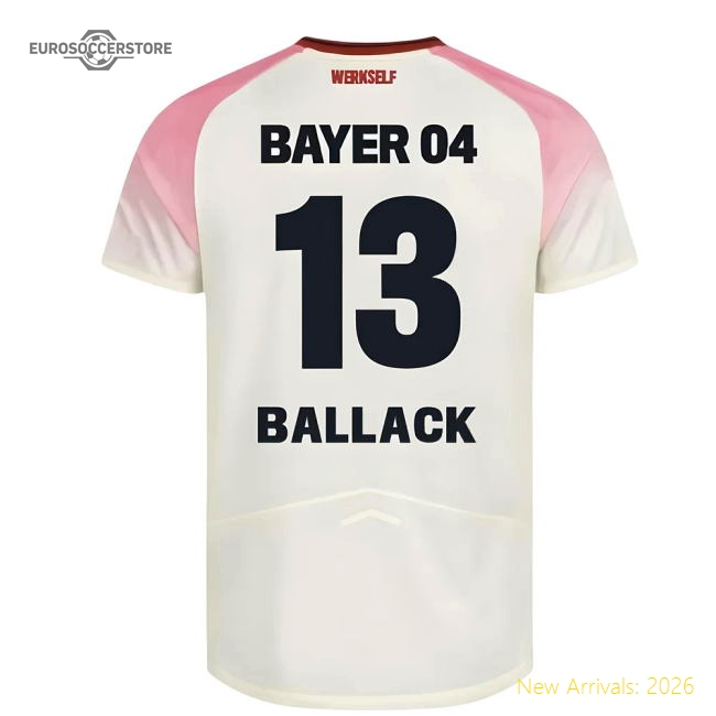2025-2026 Bayer Leverkusen Away Shirt (Kids) (Ballack 13)-Vantage Point Soccer