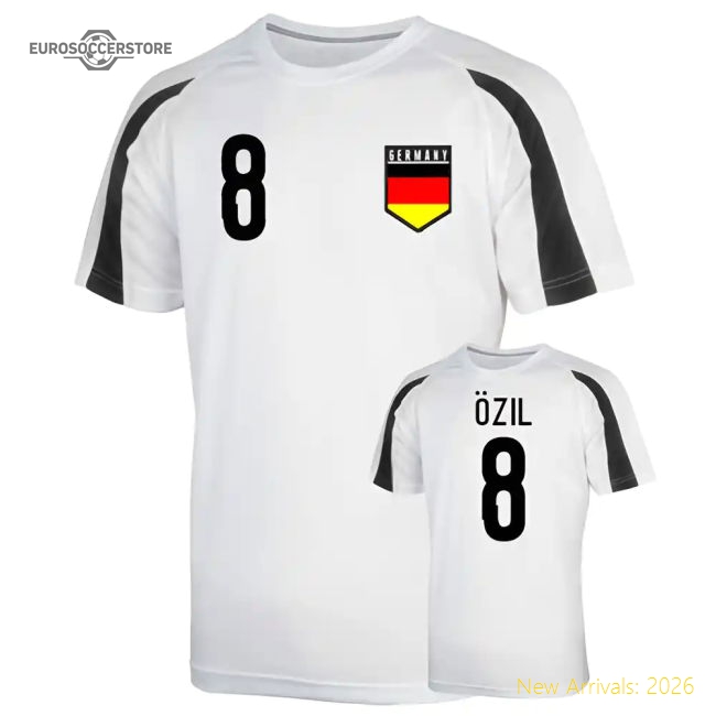 Germany Sports Training Jersey (ozil 8) - Kids-Vantage Point Soccer