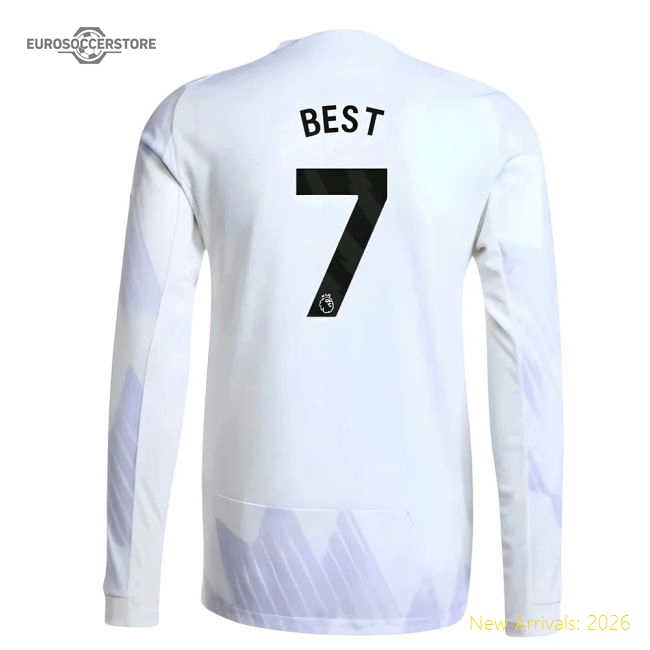 2025-2026 Man Utd Authentic Long Sleeve Away Shirt (Best 7)-Vantage Point Soccer