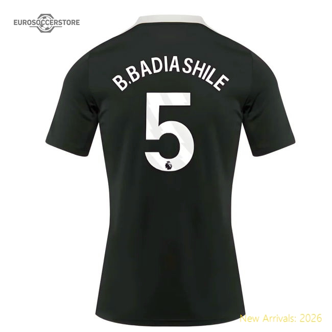 2025-2026 Chelsea Dri-Fit Strike Training Shirt (Green) (B.Badiashile 5)-Vantage Point Soccer