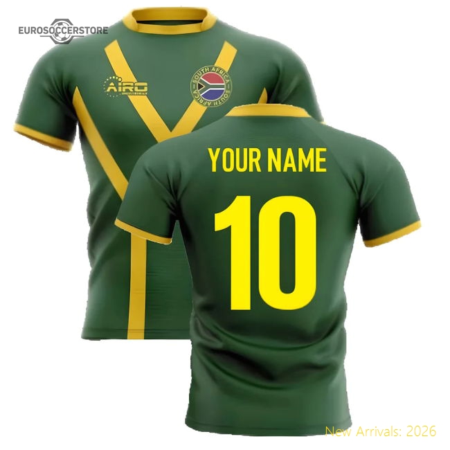 2025-2026 South Africa Springboks Flag Concept Rugby Shirt (Your Name)-Vantage Point Soccer