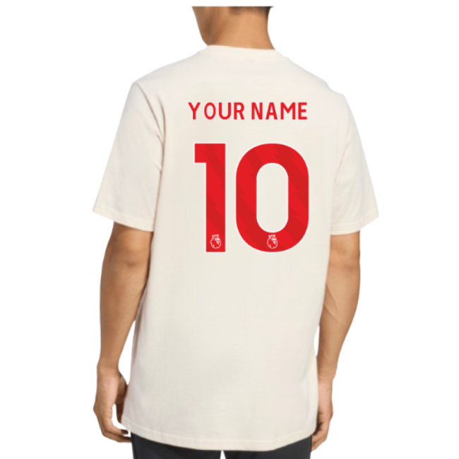 2025-2026 Liverpool Seasonal Graphic Tee (White) (Your Name)-Vantage Point Soccer