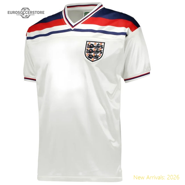 Score Draw England 1982 Home Shirt-Vantage Point Soccer