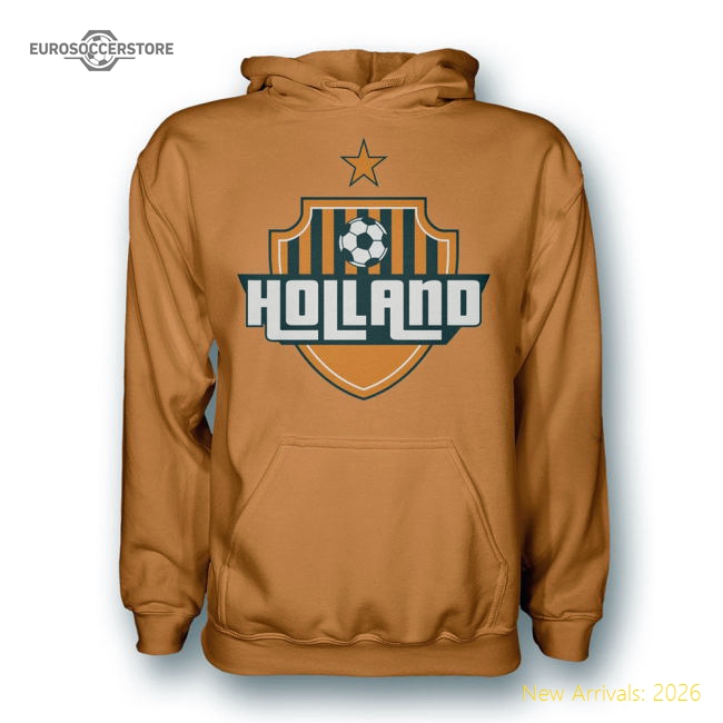 Holland Country Logo Hoody (orange) - Kids-Vantage Point Soccer