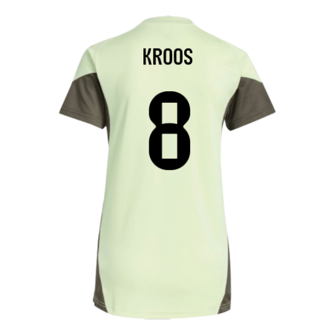 2025-2026 Real Madrid Training Jersey (Almost Lime) - Womens (Kroos 8)-Vantage Point Soccer