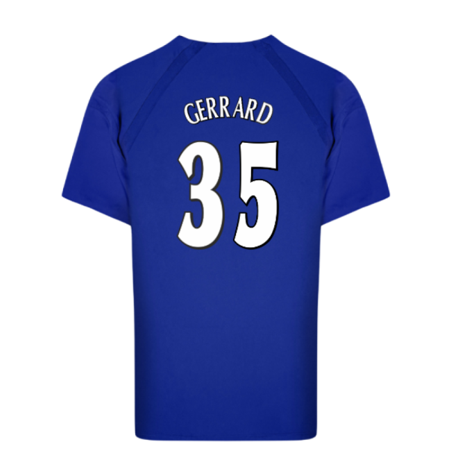 Everton 2003 Anniversary Retro Home Shirt (Gerrard 35)-Vantage Point Soccer
