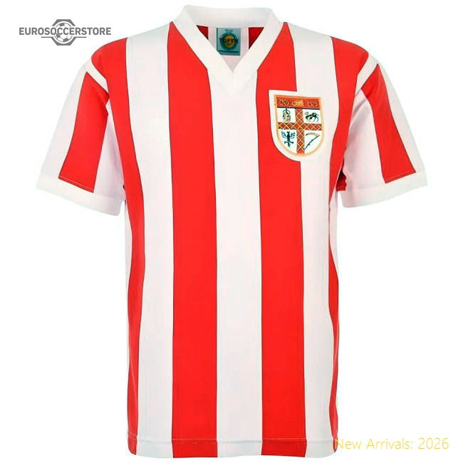 Stoke City Stan Matthews 1961 Retro Football Shirt-Vantage Point Soccer