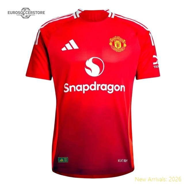 2024-2025 Man Utd Authentic Home Shirt-Vantage Point Soccer