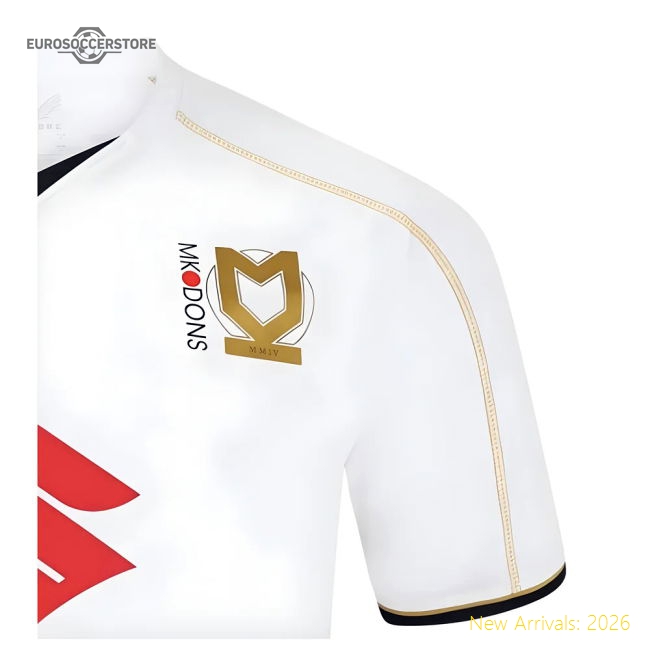 2024-2025 MK Dons Home Shirt-Vantage Point Soccer