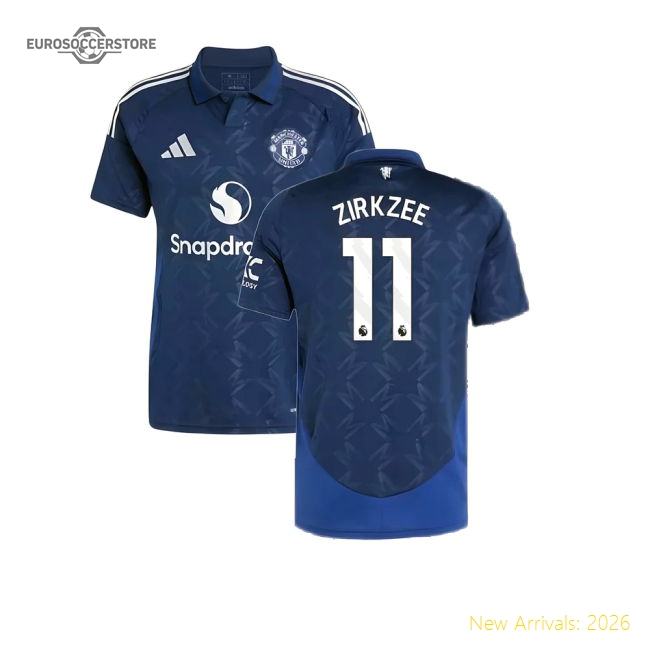 2024-2025 Man Utd Away Shirt (Zirkzee 11)-Vantage Point Soccer