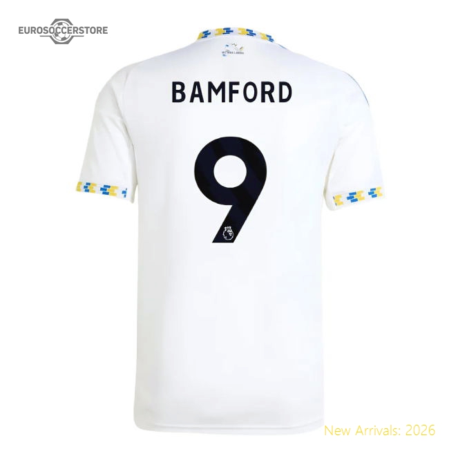 2025-2026 Leeds United Home Shirt (Bamford 9)-Vantage Point Soccer