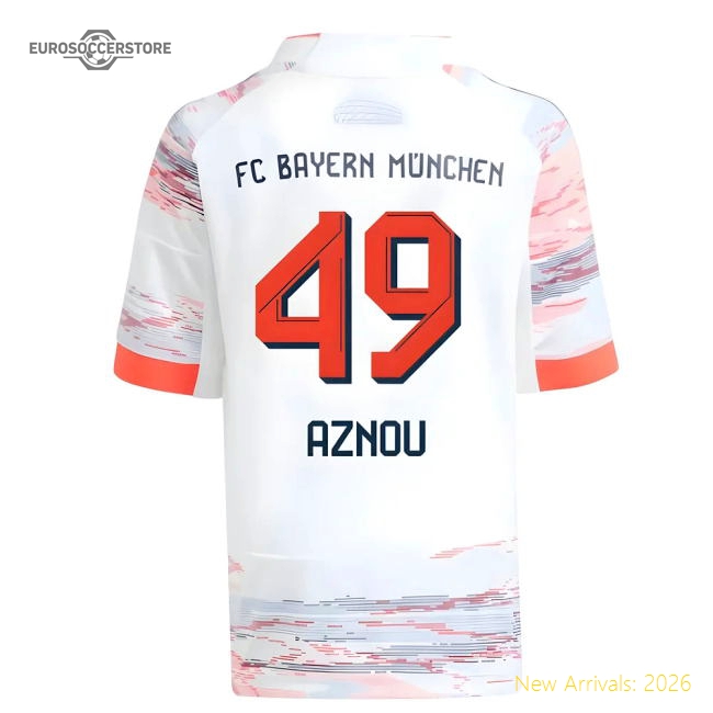 2025-2026 Bayern Munich Away Mini Kit (Aznou 49)-Vantage Point Soccer