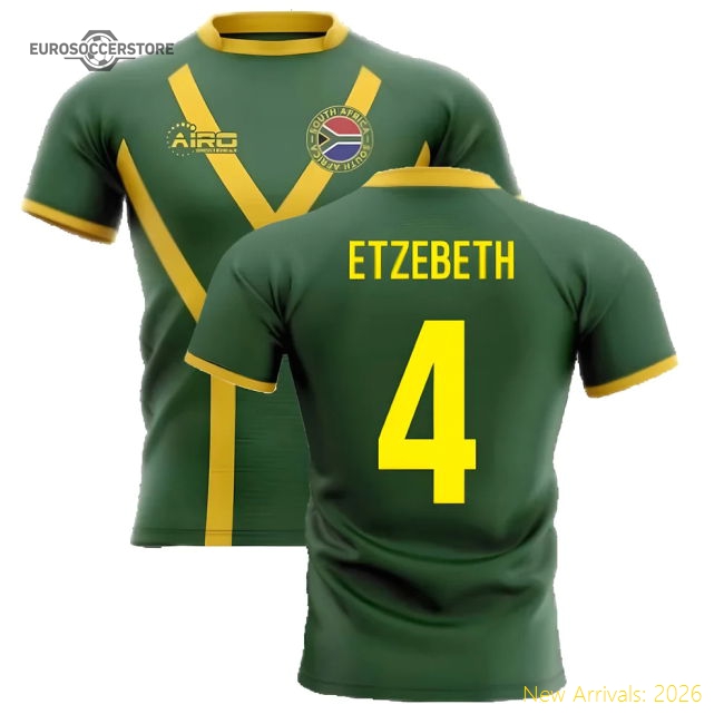 2025-2026 South Africa Springboks Flag Concept Rugby Shirt (Etzebeth 4)-Vantage Point Soccer