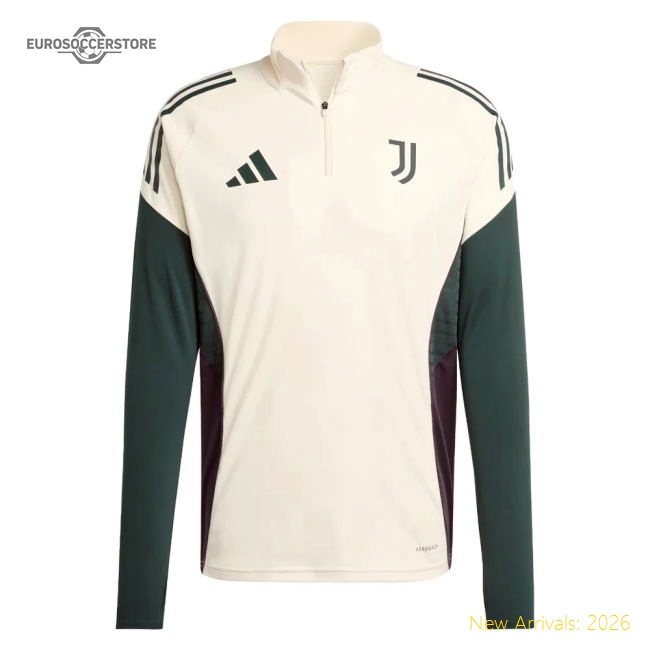 2025-2026 Juventus EU Training Top (Ecru Tint)-Vantage Point Soccer