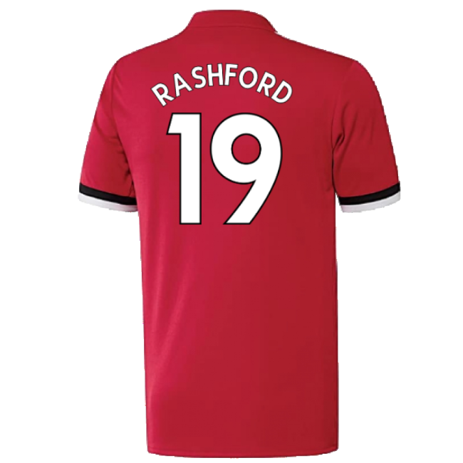 Manchester United 2017-18 Home Shirt ((Excellent) 4-5 Year) (Rashford 19)-Vantage Point Soccer