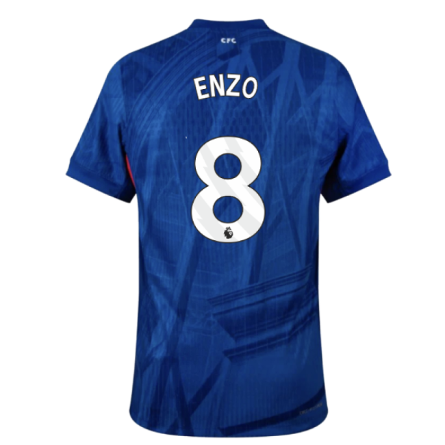 2025-2026 Chelsea Home Authentic Shirt (Enzo 8)-Vantage Point Soccer