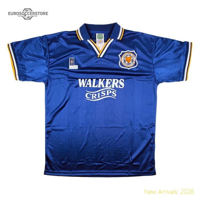 1995 Leicester City Home Retro Shirt (WALSH 5)-Vantage Point Soccer