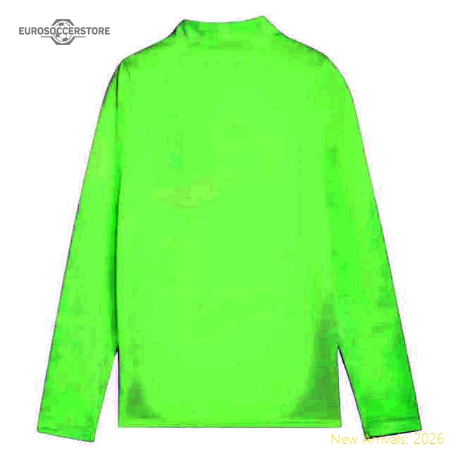 2025-2026 Man City Training 1/4 Zip Top (Fizzy Apple) - Kids-Vantage Point Soccer