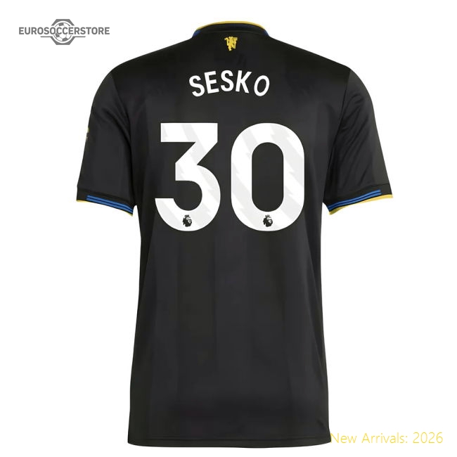 2025-2026 Man Utd Authentic Third Shirt (Sesko 30)-Vantage Point Soccer