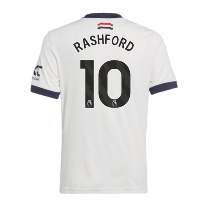 2024-2025 Man Utd Third Shirt (Kids) (Rashford 10)-Vantage Point Soccer