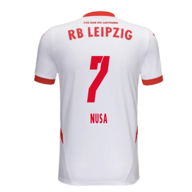 2024-2025 Red Bull Leipzig Home Shirt (Kids) (Nusa 7)-Vantage Point Soccer