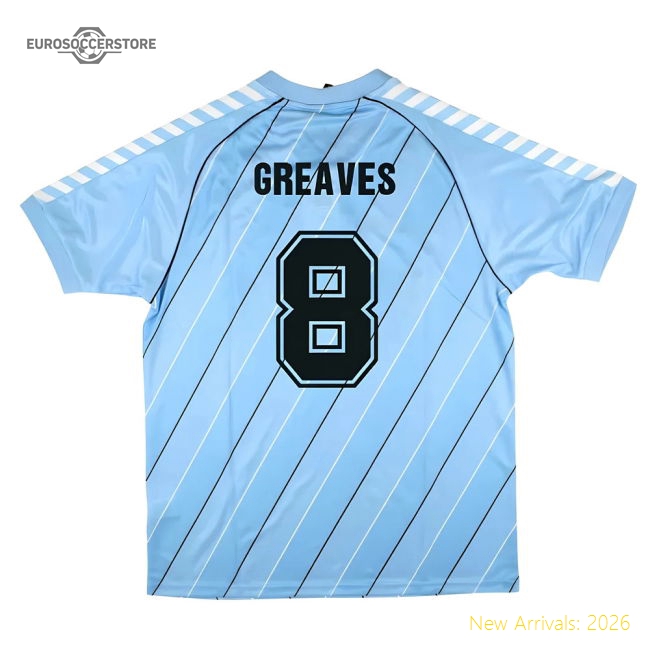 Tottenham 1985/87 Retro Hummel Away Shirt (GREAVES 8)-Vantage Point Soccer