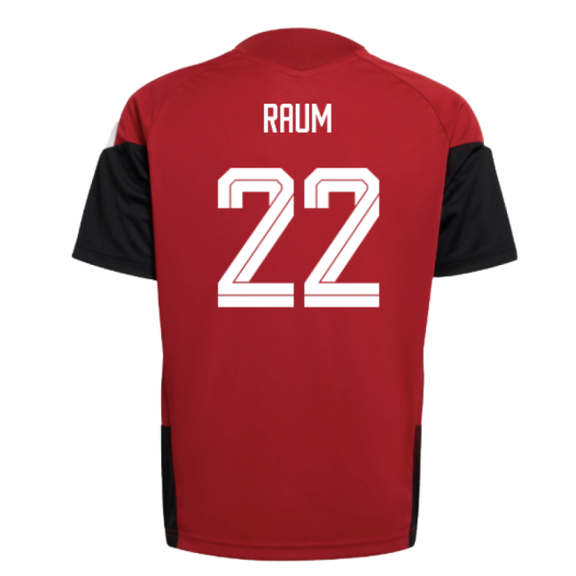 2026-2027 Germany Training Jersey (Red) - Kids (Raum 22)-Vantage Point Soccer
