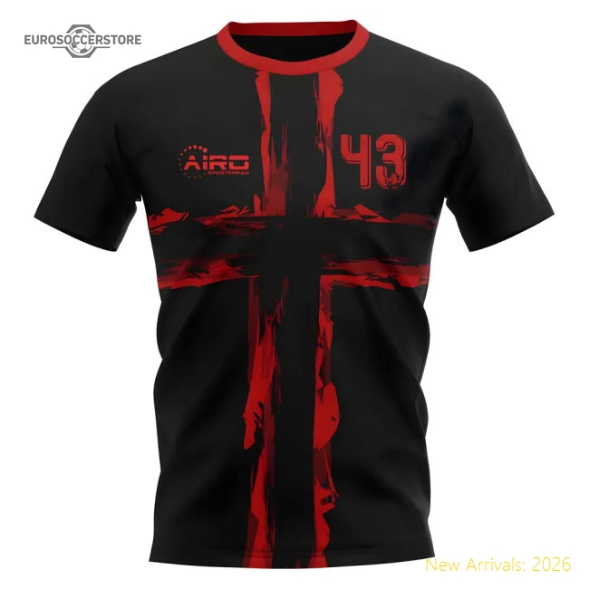 2025-2026 Flamengo Dejan Petkovic Concept Football Shirt - Baby-Vantage Point Soccer