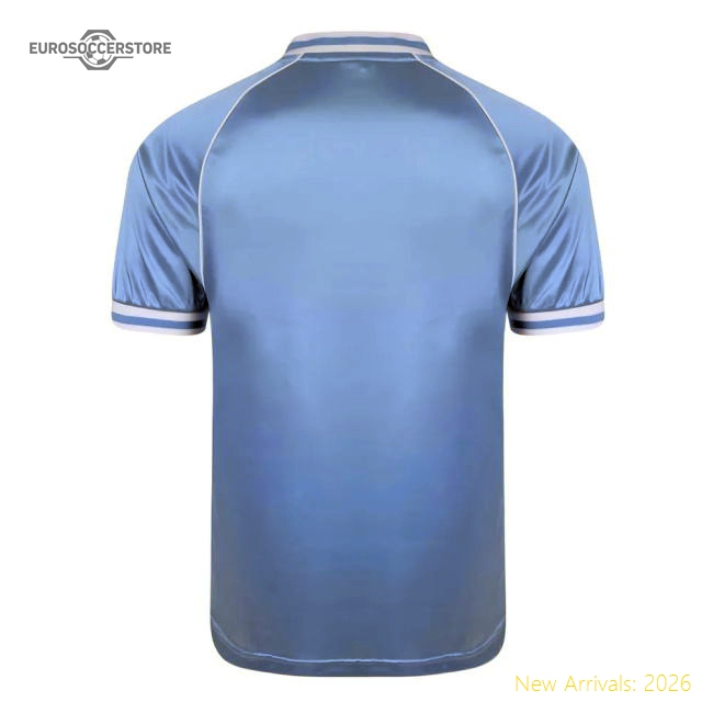 Manchester City 1982 Retro Football Shirt-Vantage Point Soccer