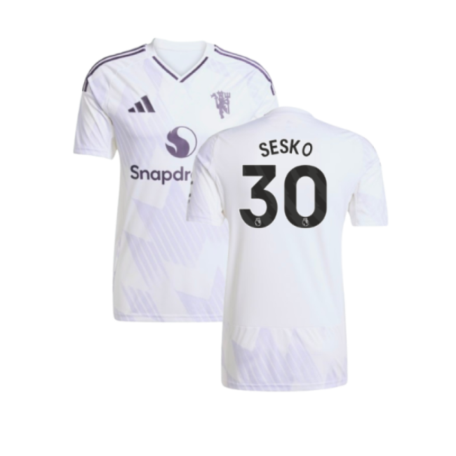 2025-2026 Man Utd Away Shirt (Sesko 30)-Vantage Point Soccer