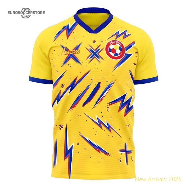 2025-2026 Colombia Pre-Match Concept Shirt Womens-Vantage Point Soccer
