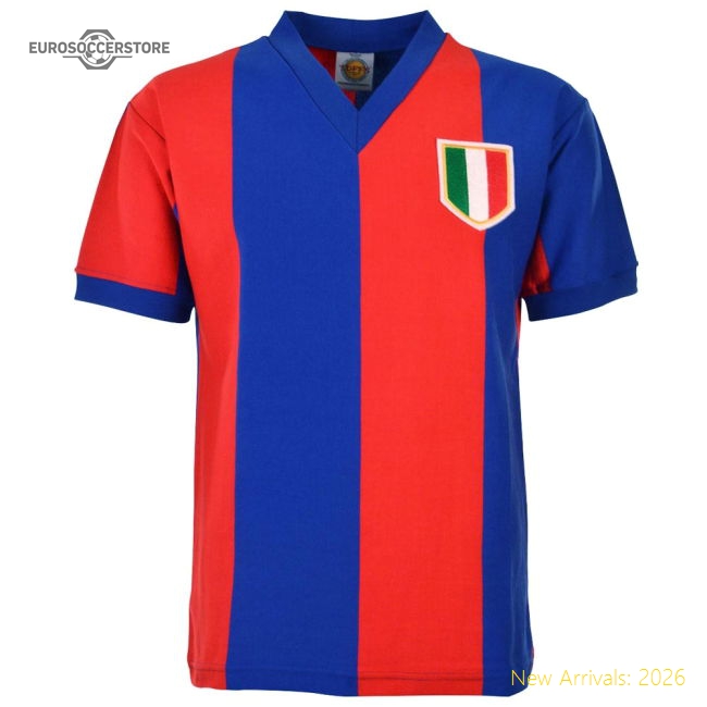Bologna 1964-65 Campionato Retro Football Shirt-Vantage Point Soccer