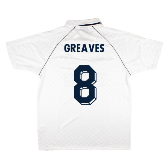 Tottenham 1989 Retro Hummel Home Shirt (Greaves 8)-Vantage Point Soccer