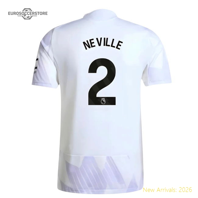 2025-2026 Man Utd Authentic Away Shirt (Neville 2)-Vantage Point Soccer