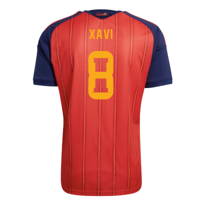 2026-2027 Spain Home Shirt (Xavi 8)-Vantage Point Soccer