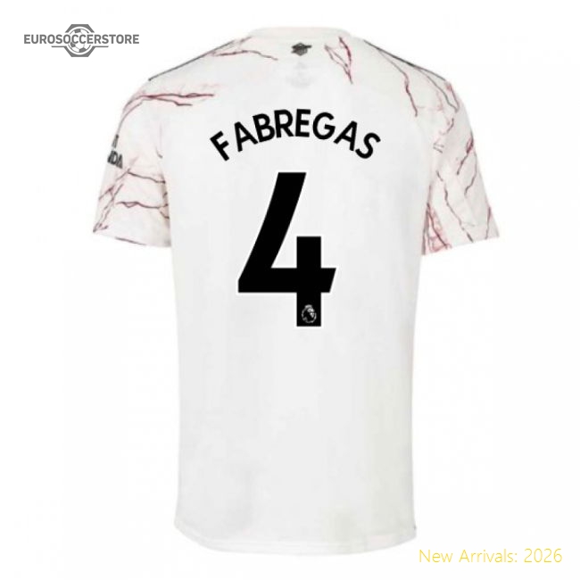 2020-2021 Arsenal Adidas Away Football Shirt (Kids) (FABREGAS 4)-Vantage Point Soccer