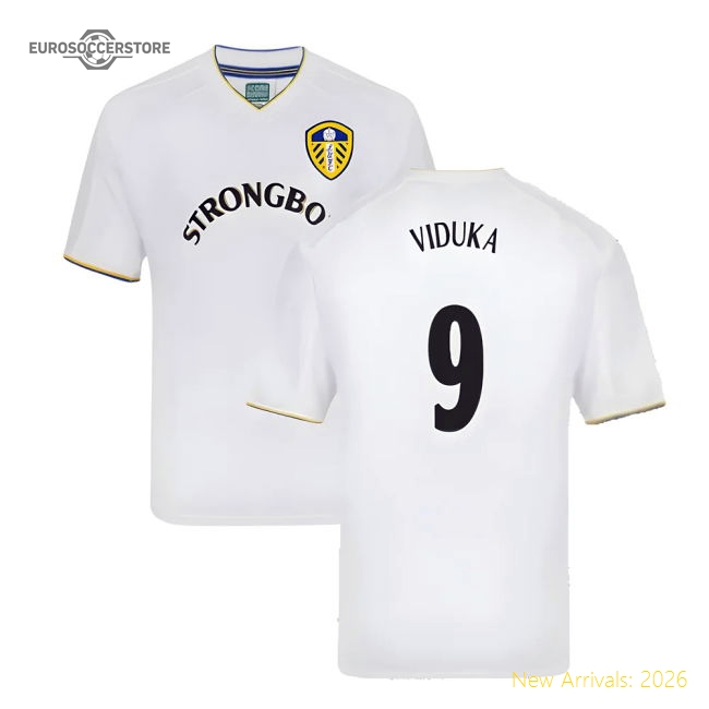 Leeds United 2001 Retro Shirt (VIDUKA 9)-Vantage Point Soccer
