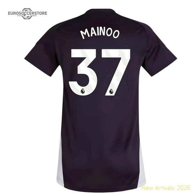 2025-2026 Man Utd Training Jersey (Aurora Plum) - Womens (Mainoo 37)-Vantage Point Soccer